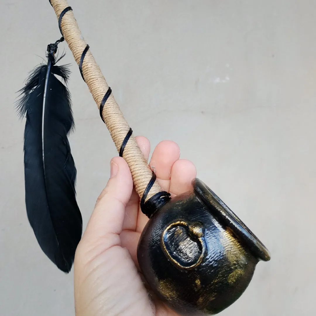 cachimbo xamanico caldeirão Wicca - foto 3