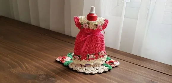 Capa para Adoçante Vestidinho-tulipa Rosa - foto 2
