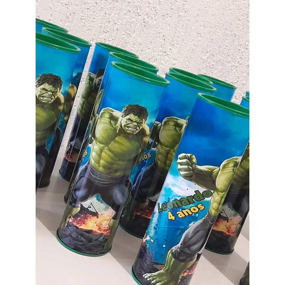 tubolata personalizada Hulk lembrancinha - foto 2