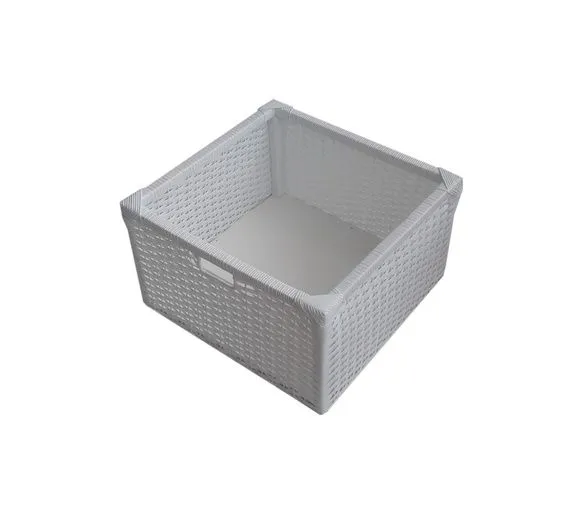 Gaveta Vime Sintético Branco 46x46x28 - foto 3