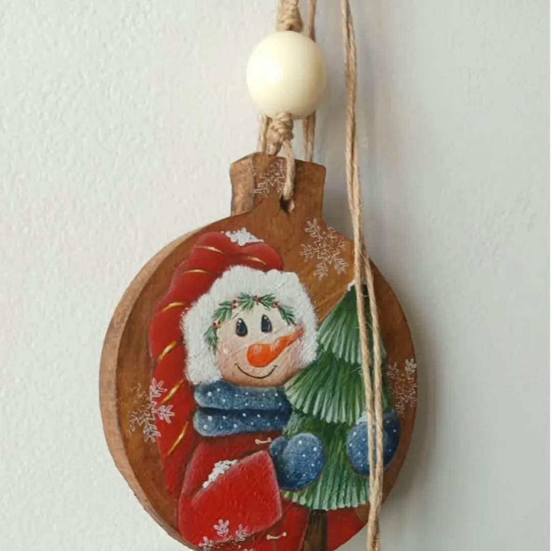 Pendente de Natal Boneco de Neve - foto 3
