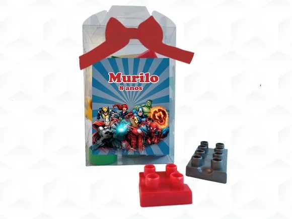 Bloco de Montar Vingadores Personalizada - artesanato feito à mão por creativitybynina