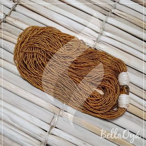 Fio de Contas de Oyá - 21 Fios - artesanato de BellaOya Guias e Brajas