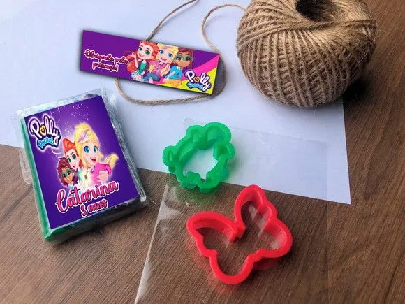 Massinha Modelar Unicórnio Personalizada - feito à mão por Mi Papelaria Criativa