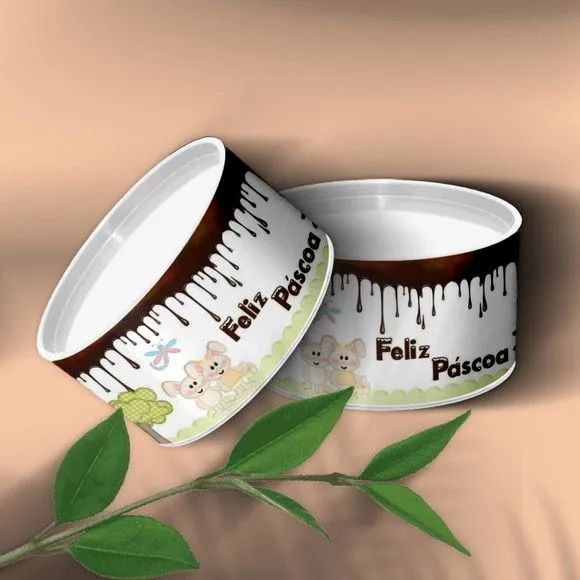 Tubo Lata - Páscoa Personalizada - feito à mão por Mi Papelaria Criativa