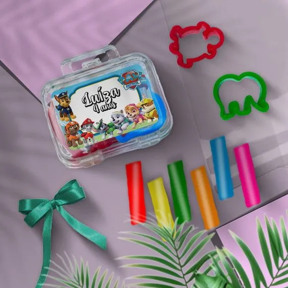 Mini Maleta - Patrulha Canina Personalizada - feito à mão por Mi Papelaria Criativa