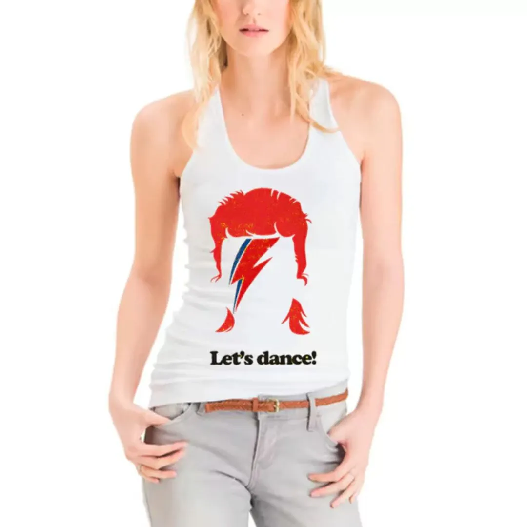 Camiseta regata David Bowie, estampa letś dance exclusiva tamanhos unisex - foto 3