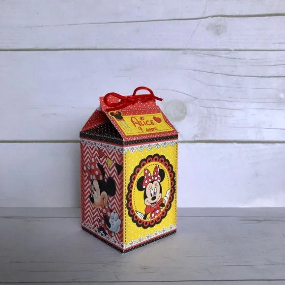 Mini Caixa Milk Minnie