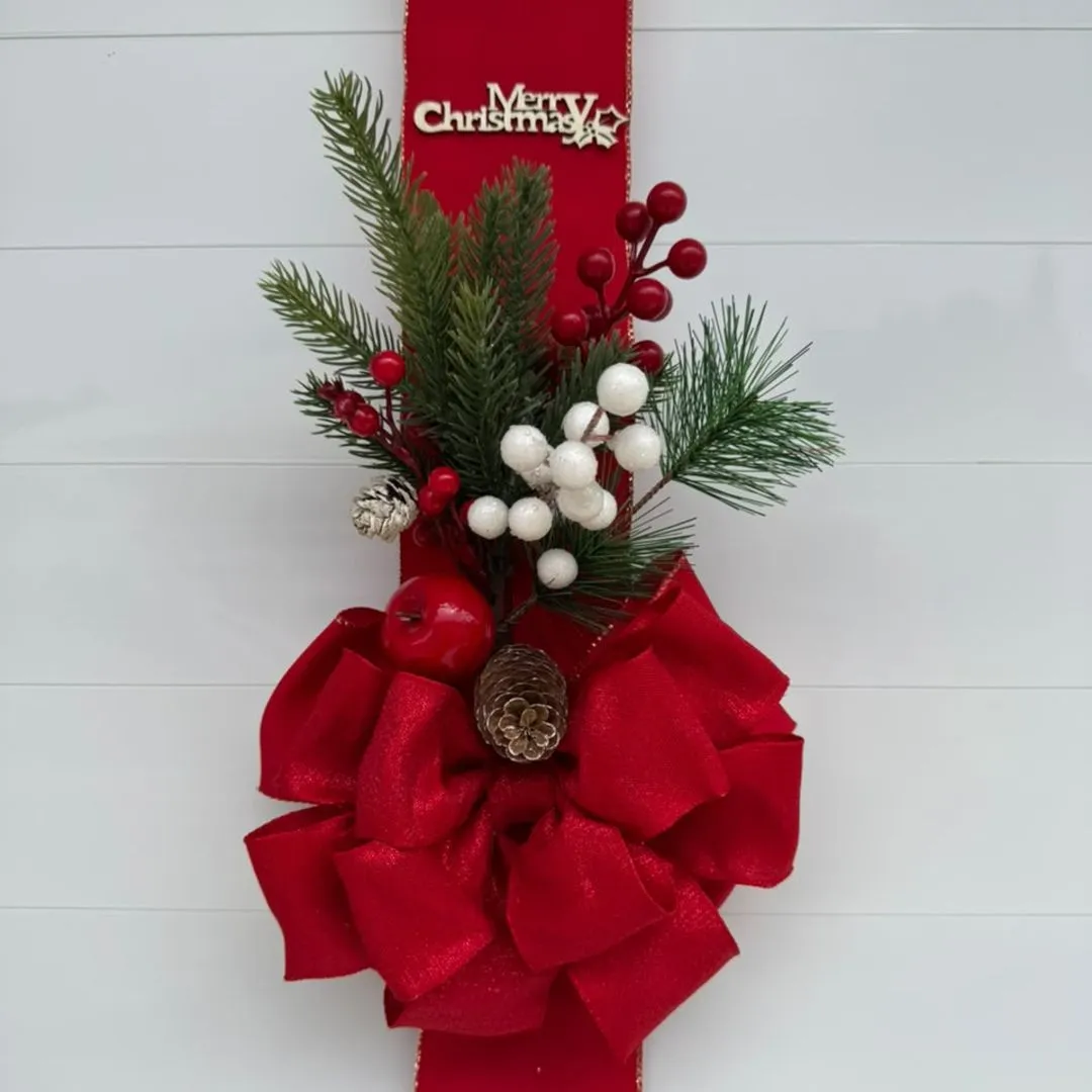 Escapulário de Porta em Festão para Natal - foto 2