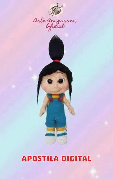 Receita Agnes Meu Malvado Favorito Amigurumi - artesanato feito à mão por Arte Amigurumi Oficial