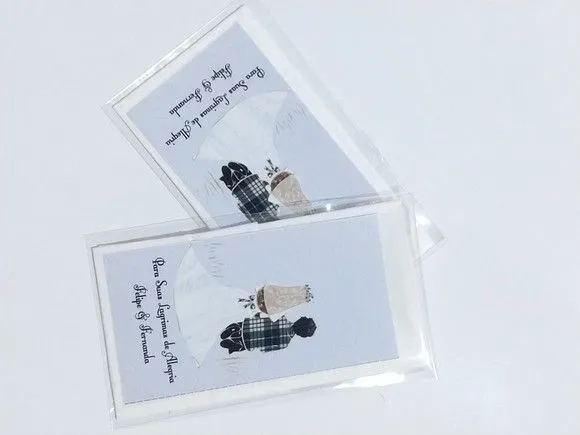 Lagrimas de Alegria Personalizada - feito à mão por Mi Papelaria Criativa
