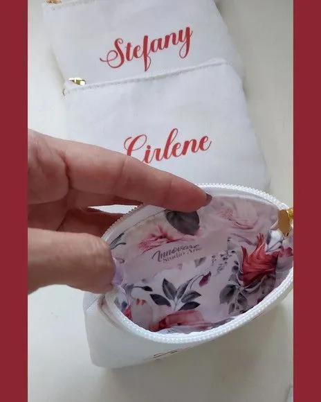 Porta Moedas Personalizado - Madrinha - artesanato feito à mão por Innovare Studio