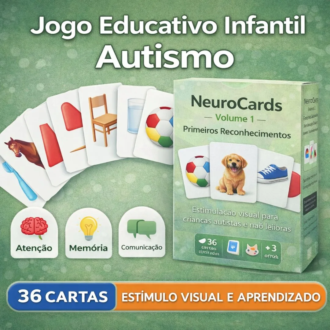 Cartas Educativas Infantil 36 Unidades Atenção e Memória JD Arte - foto 2