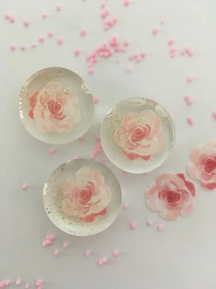 Balinhas Floral - artesanato feito à mão por Lollipops Cristal