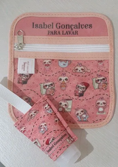 Case porta máscaras dupla face + porta álcool em gel - foto 3