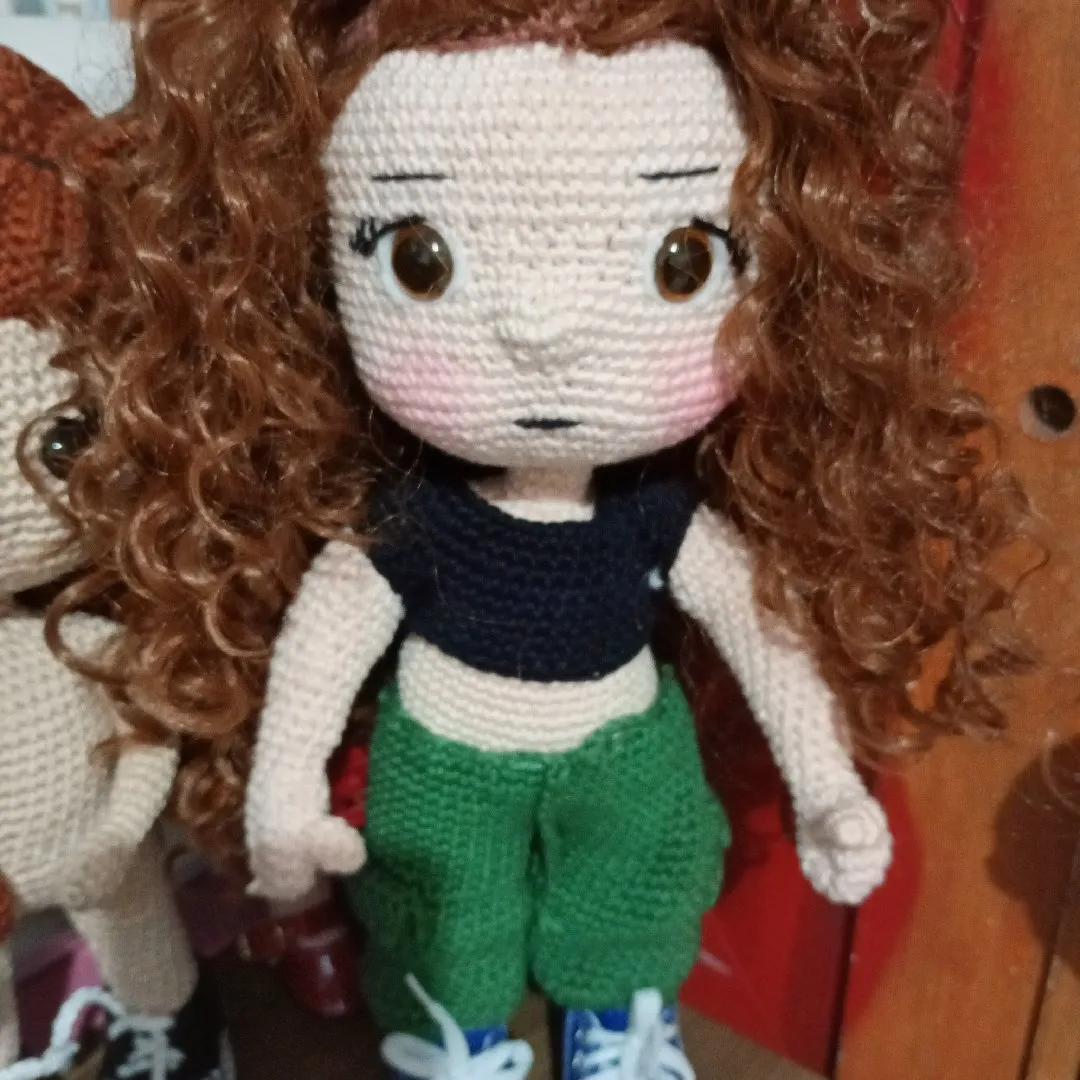 boneca amorécroche - artesanato feito à mão por Joceli Cristina