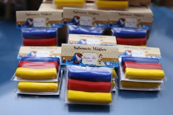 Lembrancinha Infantil Sabonete Mágico Massinha Personalizado - artesanato feito à mão por Juliana Biz - casa e bem estar