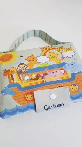 Kit higiene do bebê- Porta fraldas e lenço umedecido - feito à mão por Innovare Studio