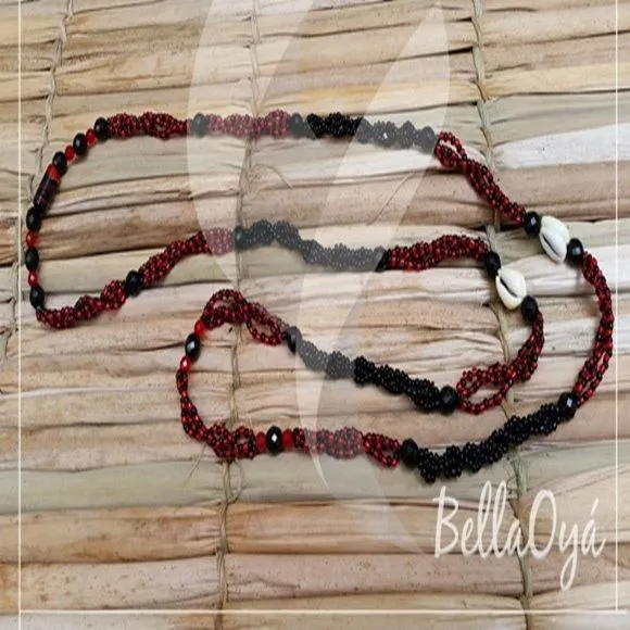 Guia de miçanga de Pombagira - artesanato de BellaOya Guias e Brajas