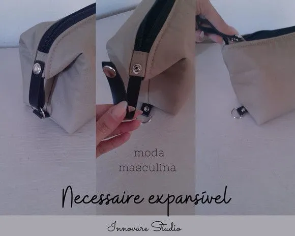 Kit organizador - necessaire expansível e saquinho multiuso - foto 2