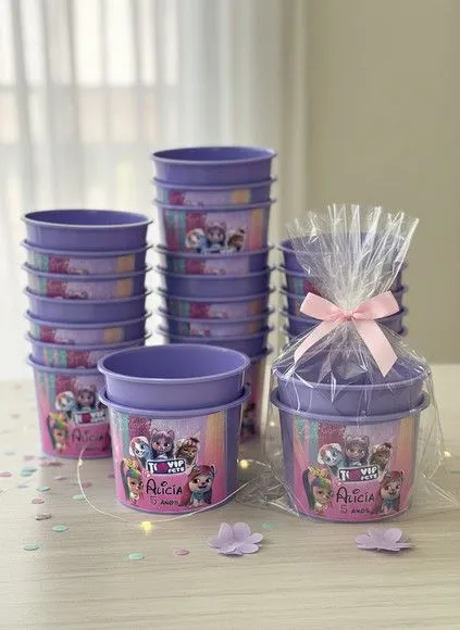 Balde 1,5l - Pets Personalizado - artesanato feito à mão por Mi Papelaria Criativa