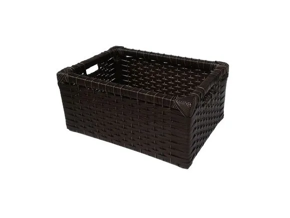 Cesto Caixote Sintético Argila 35X28X20 - artesanato de Mundo Urbano