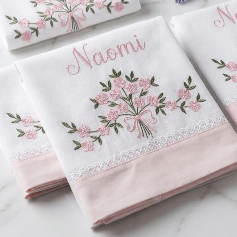 fralda de pano personalizada - artesanato feito à mão por Ateliê cantinho do bebê