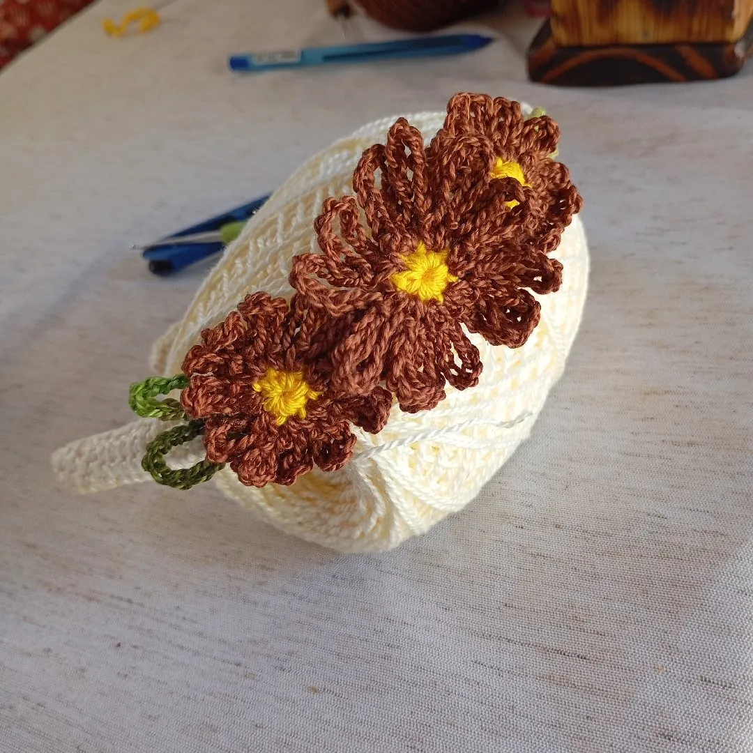 arco de cabelo flor - foto 3