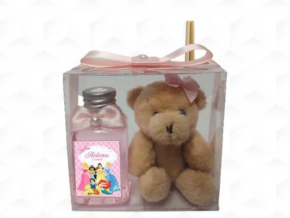 Aromatizador com Ursinha Princesas Personalizada - artesanato feito à mão por creativitybynina