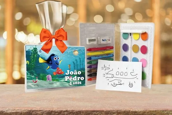 Estojo de Pintura Procurando Nemo Personalizado