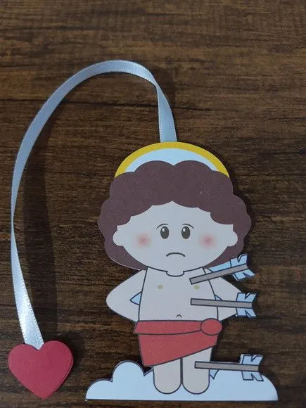 Marcador de Página 10 cm - São Sebastião - artesanato de Emejhu Personalizados