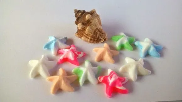 Mix Aplique para laço estrela golfinho tartaruga cavalo mar - foto 5
