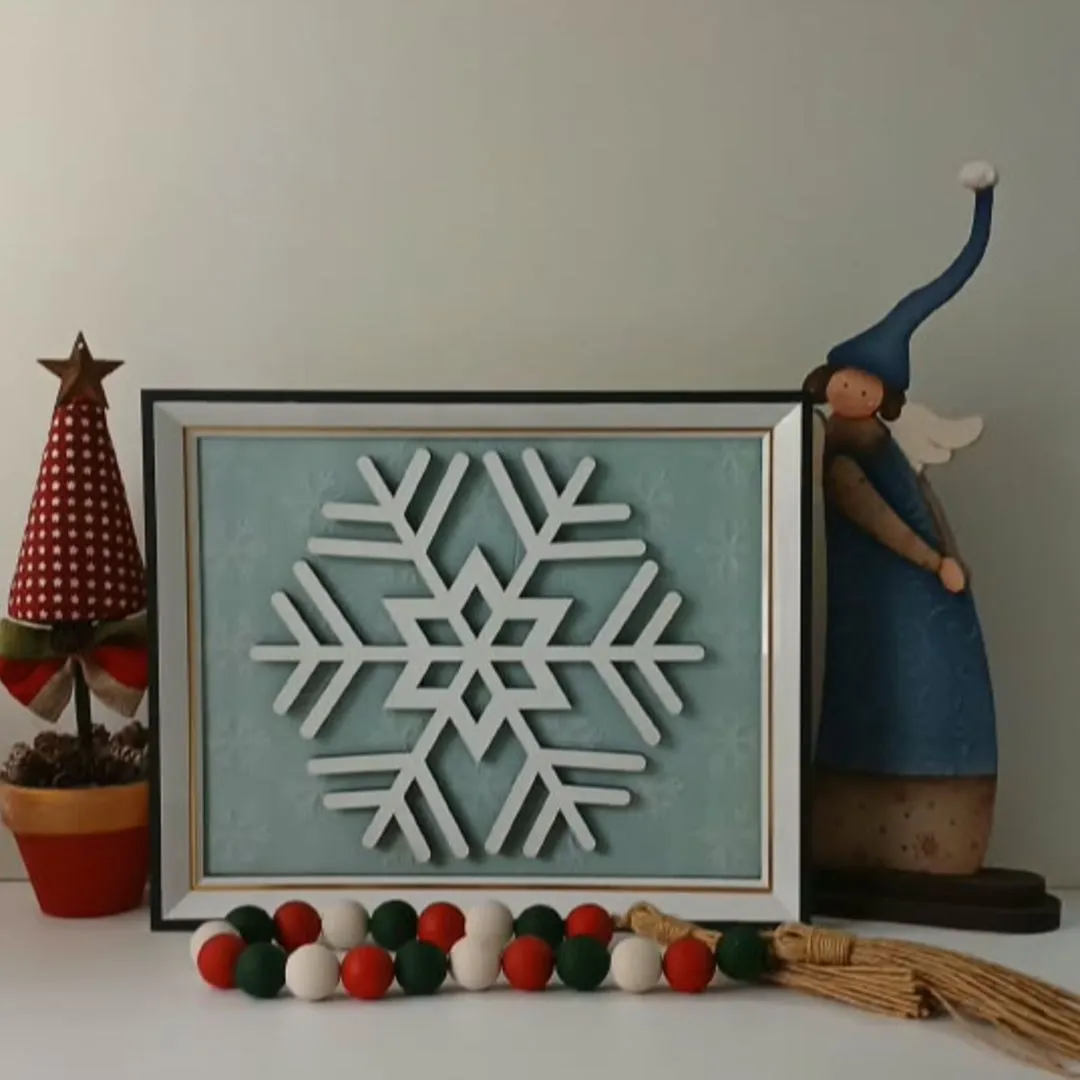 Quadro Decorativo Floco de Neve - Natal - foto 5