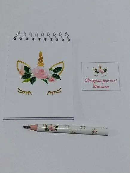 Bloquinho Unicórnio Personalizado - foto 4