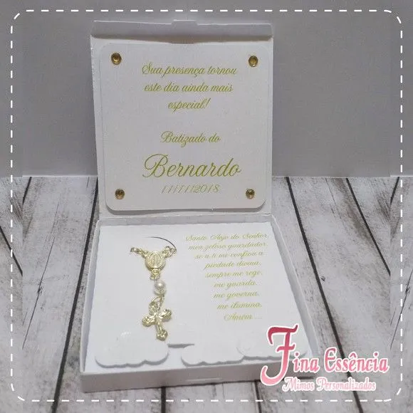 Lembrancinha de Crisma - artesanato de Fina Essência Papelaria Personalizada