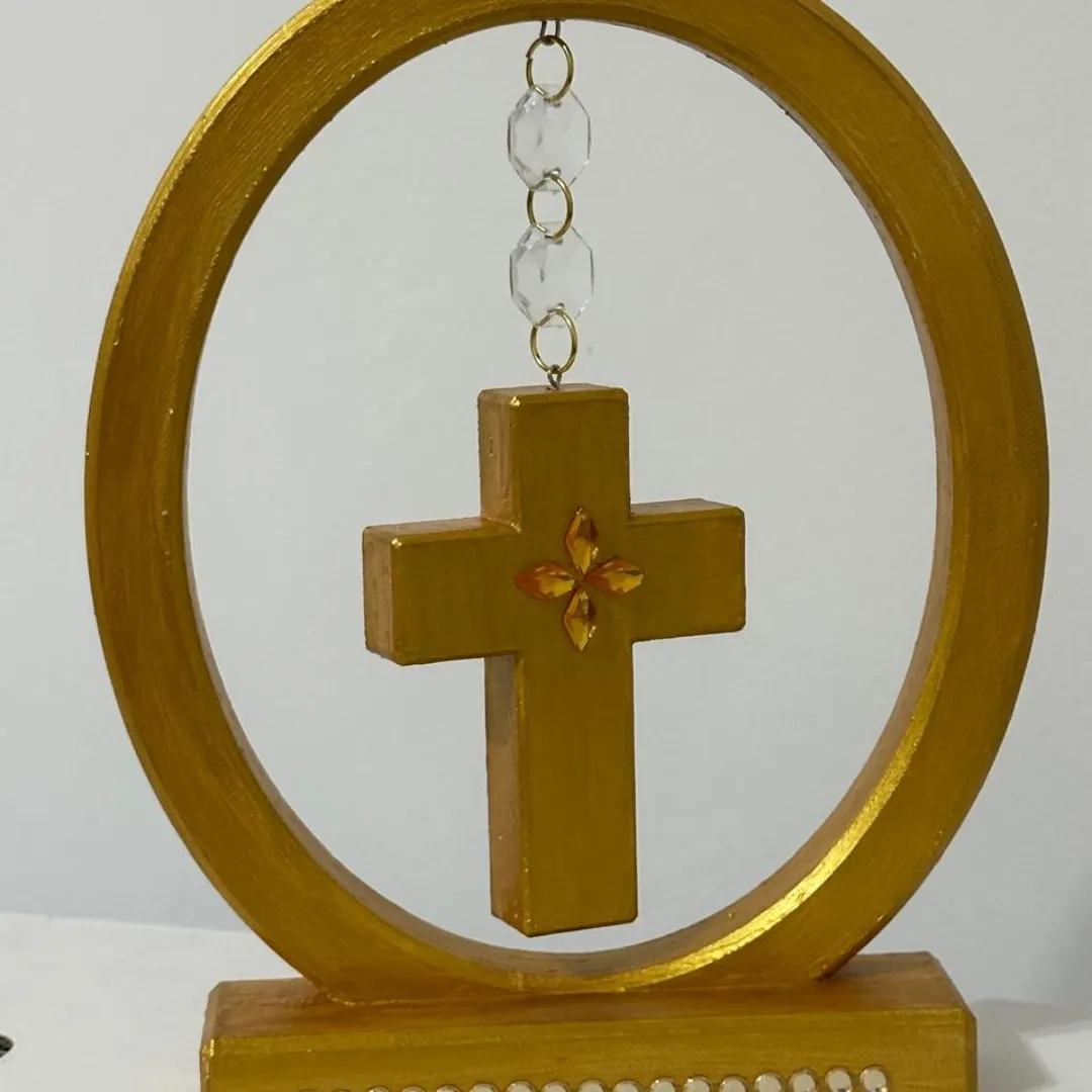 Cruz Dourtada - artesanato de Milideiasjp