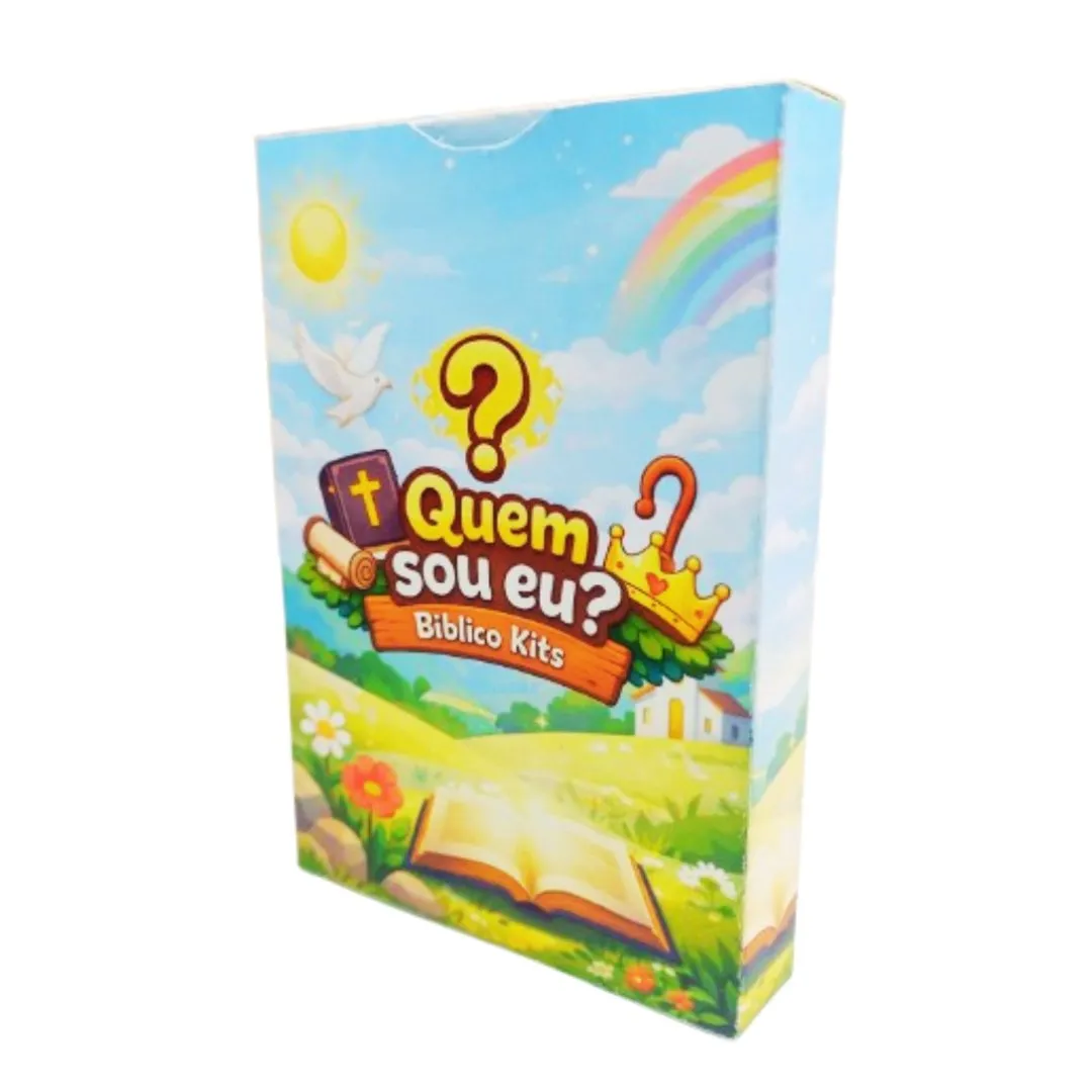 Jogo Bíblico Infantil Quem Sou Eu 36 Cartas Adivinhe o Personagem JD Arte - artesanato feito à mão por JD Arte