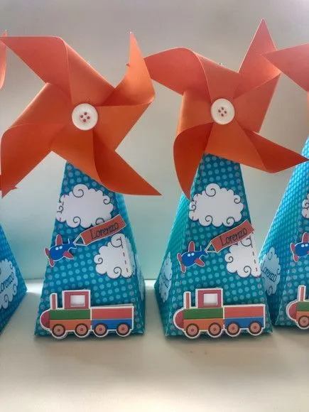 Caixa cone catavento - artesanato de Fina Essência Papelaria Personalizada