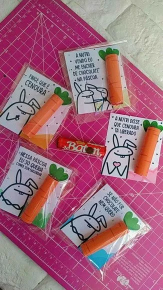 Lembrancinha de Páscoa Personalizada - feito à mão por Mi Papelaria Criativa