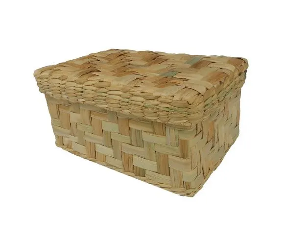 Kit C/ 10 Caixas Taboa Natural - artesanato de Mundo Urbano