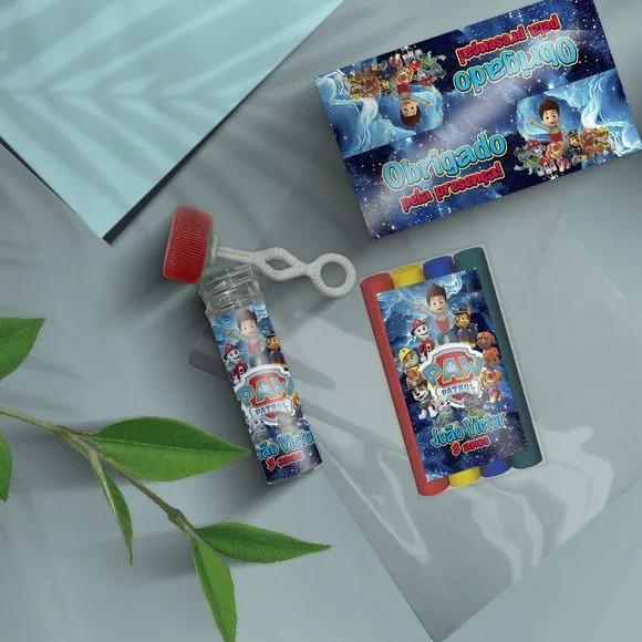 Kit Massinha + Bolha - Astronauta Personalizado - feito à mão por Mi Papelaria Criativa