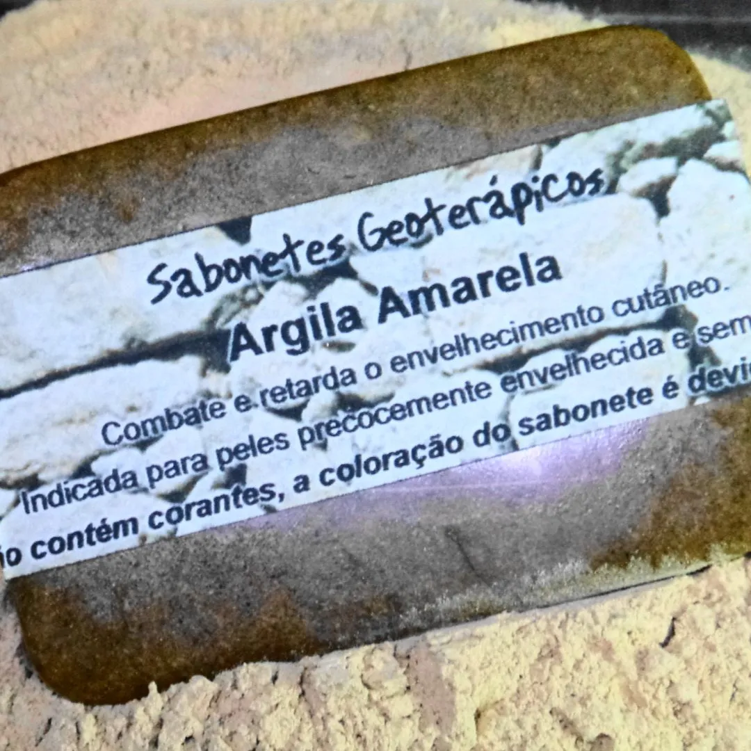 Sabonetes Geoterápicos - Argila Amarela - foto 2
