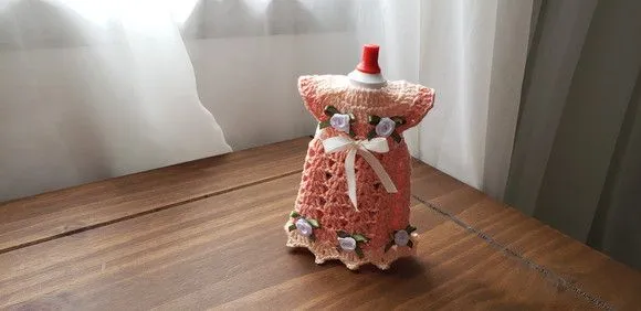Capa para Adoçante Vestidinho Salmão - foto 3
