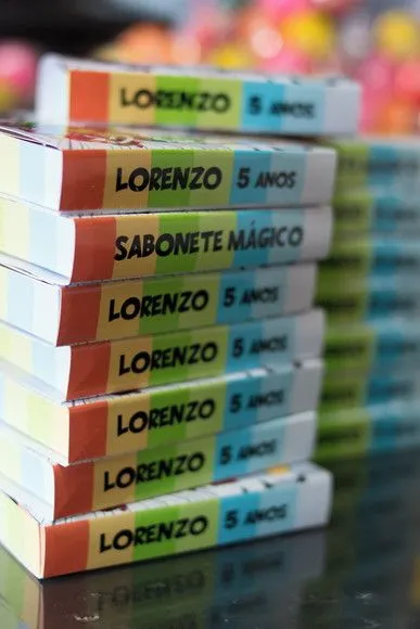 Lembrancinha Infantil Personalizada Sabonete Mágico Herois - foto 5