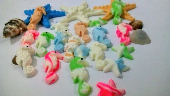 Conjunto Sereia festa mar Conchas Estrelinhas Golfinho