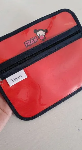 Case porta máscaras dupla face - Pucca - feito à mão por Innovare Studio