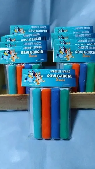 Lembrancinha Infantil Sabonete Mágico Massinha de Banho - foto 2
