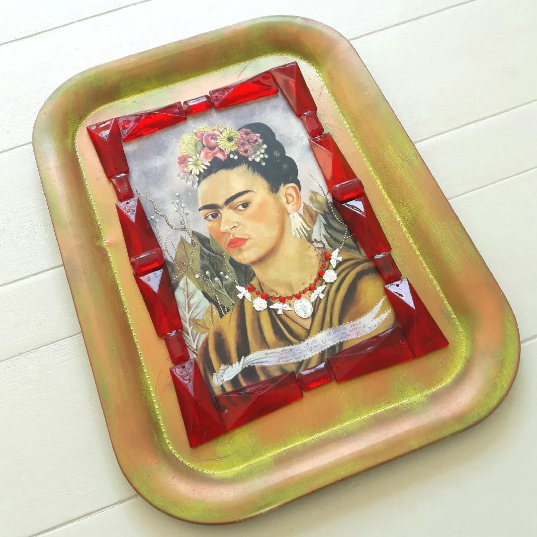 Quadro Frida Dourado - foto 2