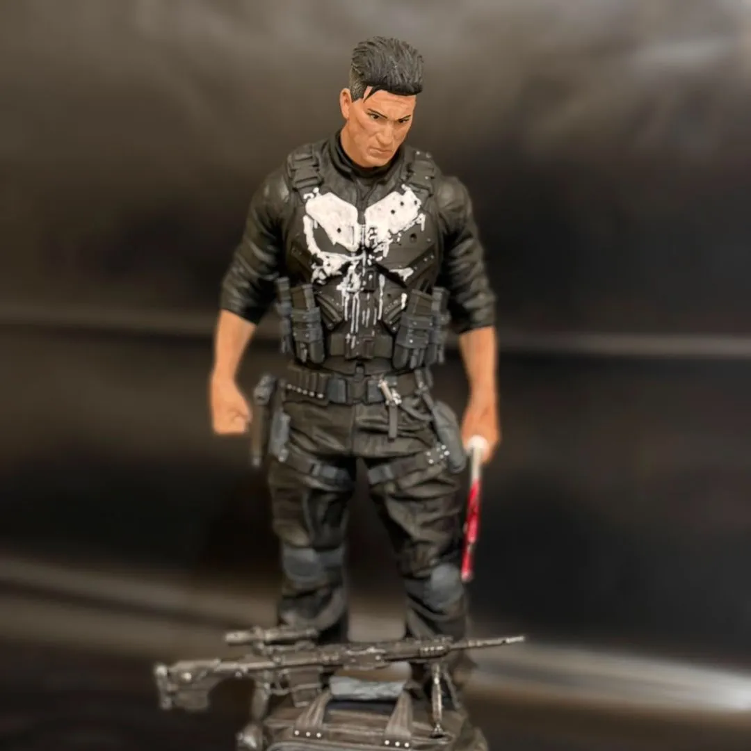 frank castle o justiceiro punisher com barba e sem barba Versão 2026 action figure - foto 2
