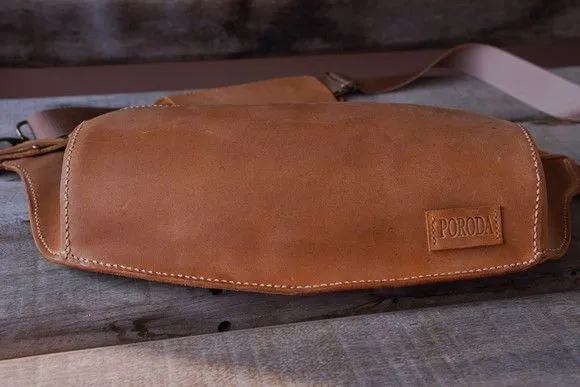 Bolsa Pochete Couro Legitimo Crazy Horse - foto 4